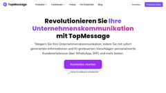 Details : TopMessage | Sichere &amp; Effiziente GeschÃ¤ftsnachrichten-LÃ¶sungen