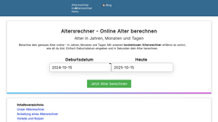 Details : Altersrechner Online