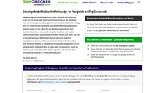 Details : Topchecker.de - Smartphones mit Vertrag im Vergleich